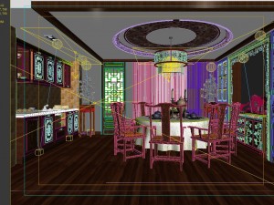family - kitchen - restaurant 412 Modelo 3D