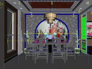 family - kitchen - restaurant 415 3D Model