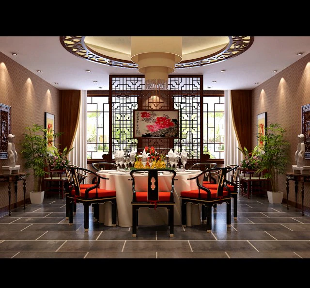 family - kitchen - restaurant 416 3D Model .c4d .max .obj .3ds .fbx .stl .blend 