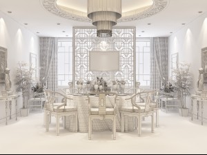 family - kitchen - restaurant 416 Modello 3D