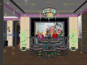 family - kitchen - restaurant 418 3D Model