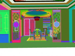 family - kitchen - restaurant 419 3D Model