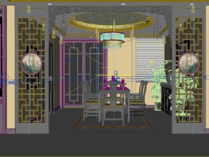 family - kitchen - restaurant 419 3D Model