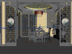 family - kitchen - restaurant 419 3D Model