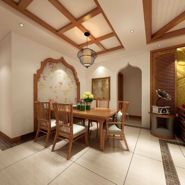family - kitchen - restaurant 427 Model 3D .c4d .max .obj .3ds .fbx .stl .blend 