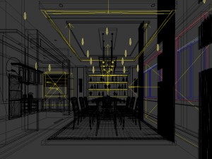 family - kitchen - restaurant 429 3D Model