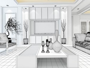 family - kitchen - restaurant 431 3Dモデル