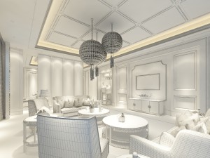 family - kitchen - restaurant 432 Modelo 3D