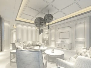 family - kitchen - restaurant 432 3D Model