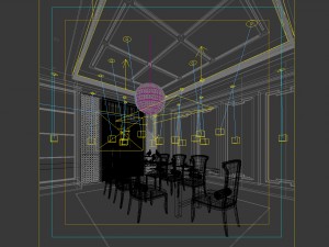 family - kitchen - restaurant 432 Modelo 3D
