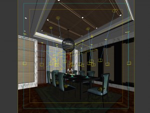 family - kitchen - restaurant 432 Modelo 3D