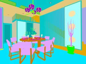family - kitchen - restaurant 433 3D 모델