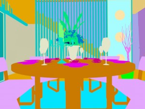 family - kitchen - restaurant 433 3D 모델