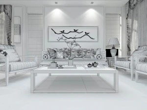 family - kitchen - restaurant 433 3D Model