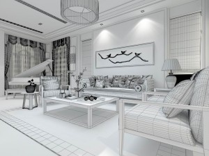 family - kitchen - restaurant 433 3D 모델