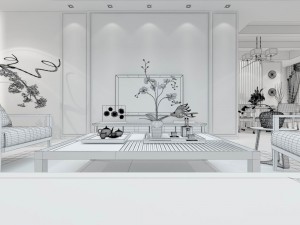 family - kitchen - restaurant 433 3D 모델
