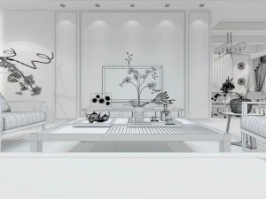 family - kitchen - restaurant 433 3D Model