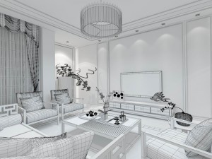 family - kitchen - restaurant 433 3D 모델