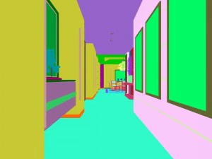 family - kitchen - restaurant 434 3D Model