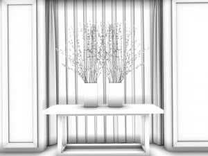 family - kitchen - restaurant 434 3D Model