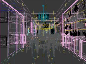 сім'я - кухня - ресторан 435 3D Модель