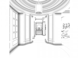 family - kitchen - restaurant 437 Modèle 3D