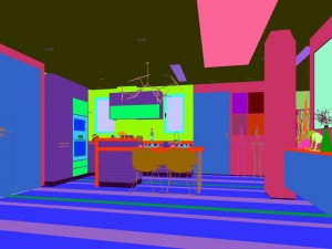 family - kitchen - restaurant 439 Modello 3D