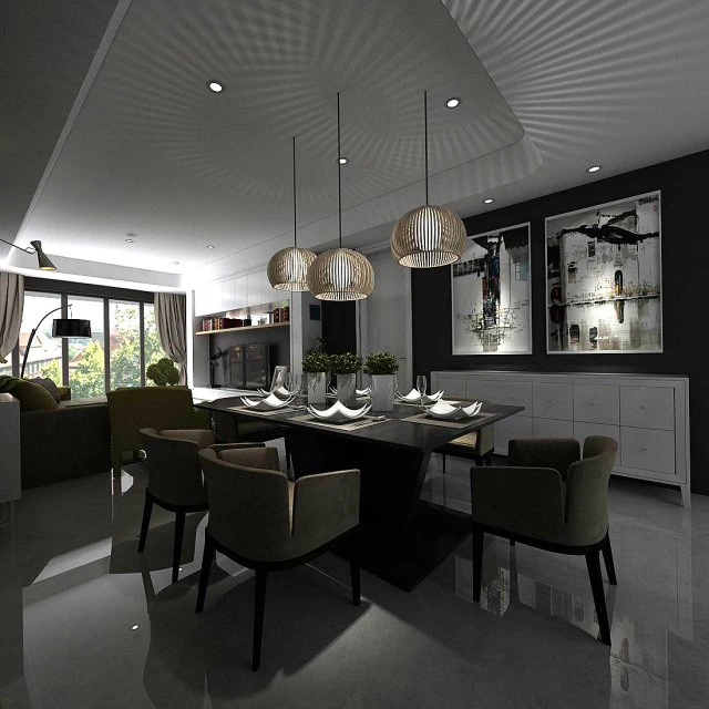 family - kitchen - restaurant 441 3D Model .c4d .max .obj .3ds .fbx .stl .blend 