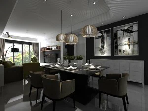 family - kitchen - restaurant 441 3D Model