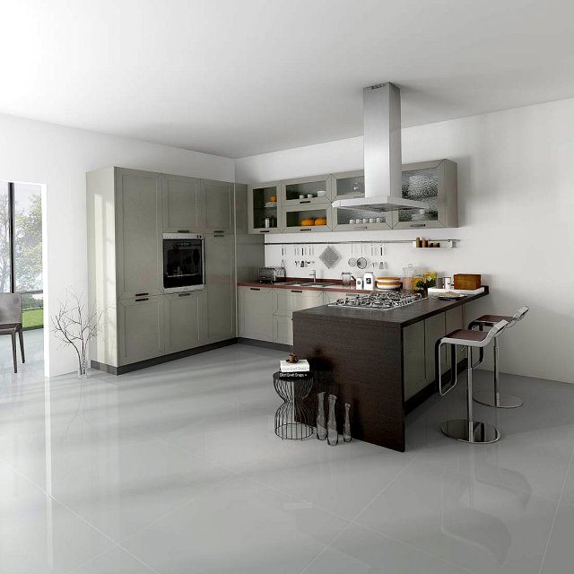 family - kitchen - restaurant 442 3D Model .c4d .max .obj .3ds .fbx .stl .blend 