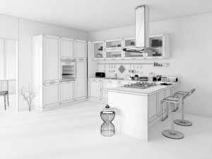 family - kitchen - restaurant 442 3D Model