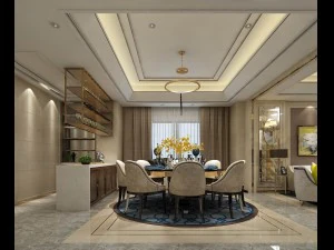 family - kitchen - restaurant 444 3D Model