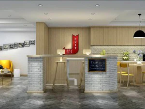 family - kitchen - restaurant 450 3D Model