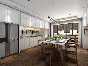 family - kitchen - restaurant 451 3D Model