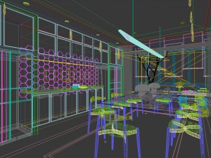 family - kitchen - restaurant 451 3D 모델