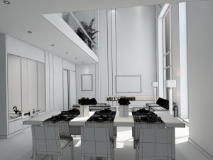 family - kitchen - restaurant 452 3D मॉडल