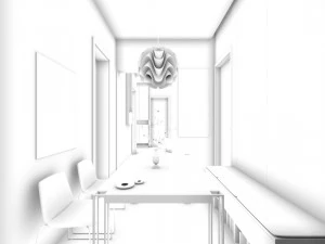 family - kitchen - restaurant 453 3D Model