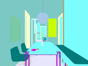 family - kitchen - restaurant 453 3D Model