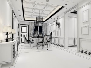 family - kitchen - restaurant 456 3D Model