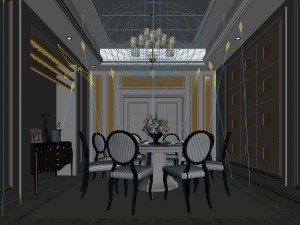 family - kitchen - restaurant 458 3D 模型