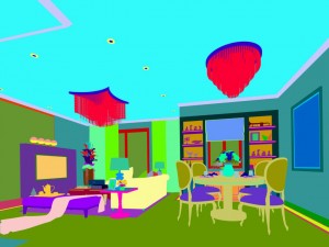 family - kitchen - restaurant 460 3D Модель