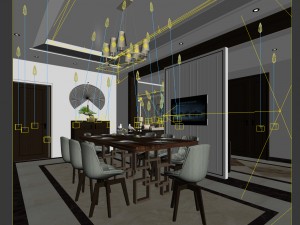 family - kitchen - restaurant 462 3D मॉडल