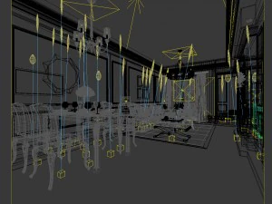family - kitchen - restaurant 463 3D Model