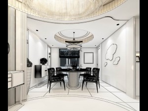 family - kitchen - restaurant 464 3D Model