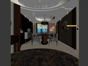 family - kitchen - restaurant 464 3D Model