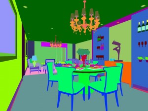 family - kitchen - restaurant 465 3D Model