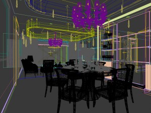 family - kitchen - restaurant 465 3D Model