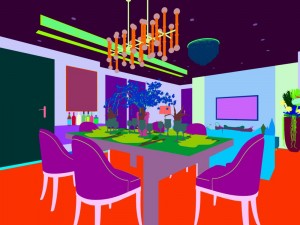 family - kitchen - restaurant 468 3D 모델