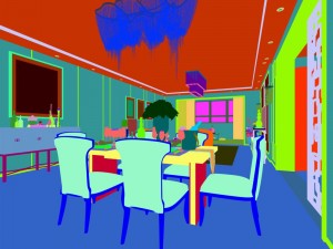 family - kitchen - restaurant 469 3D Модель