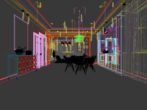 family - kitchen - restaurant 470 Modelo 3D